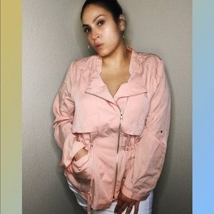 Light pink utility jacket